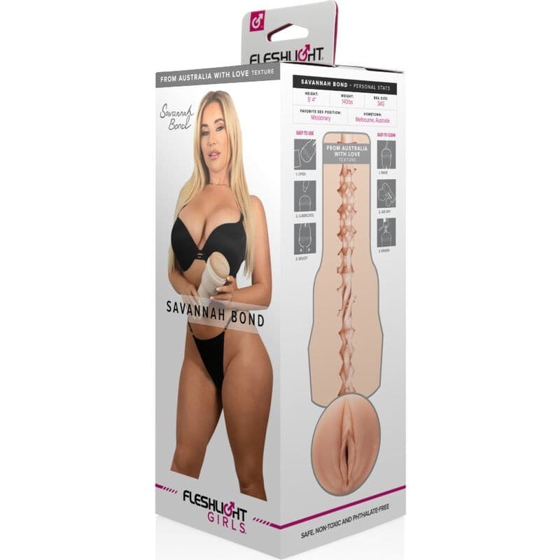 FLESHLIGHT GIRLS - SAVANNAH BOND VAGINA in Masturbatori realistici Desideria Shop - Latina, commercioVirtuoso.it