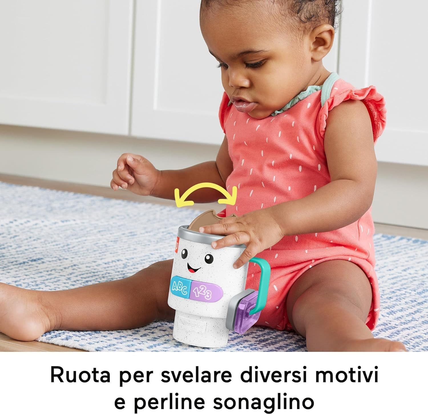 Fisher-Price - Tazza da caffè Ridi & Impara HWY42 in prodotto Centro Bimbo - Siderno, commercioVirtuoso.it