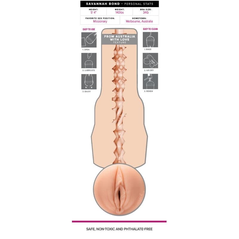 FLESHLIGHT GIRLS - SAVANNAH BOND VAGINA in Masturbatori realistici Desideria Shop - Latina, commercioVirtuoso.it