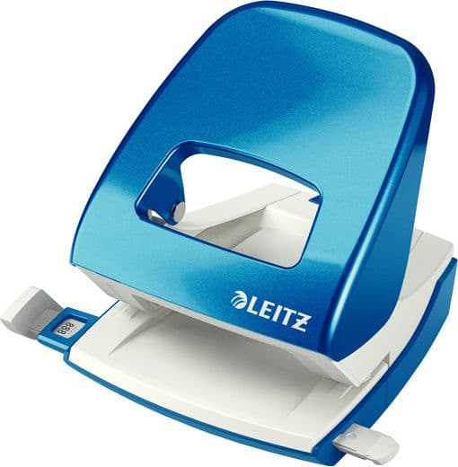 Perforatore 2 fori 5008 WOW blu metal max 30fg LEITZ