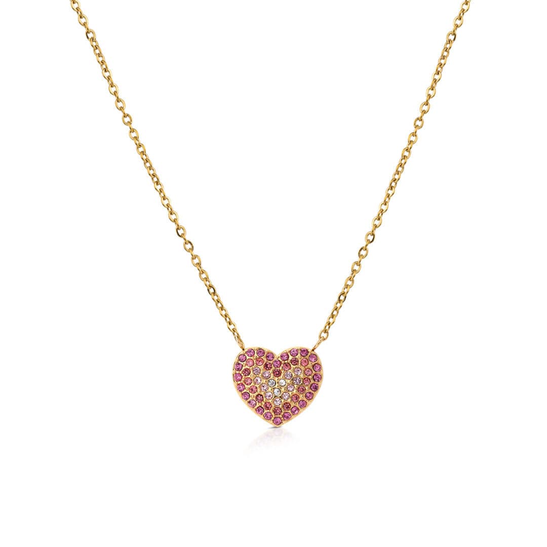 Ops Object -  Collana pendente cuore pavè TRUE ROMANCE