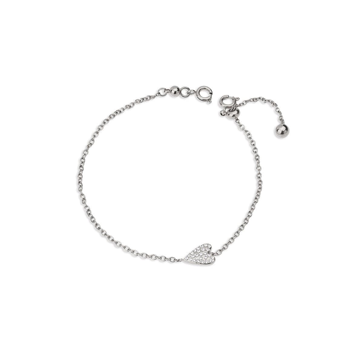Ops Objects -  Bracciale con cuore pavè HEARTBEAT
