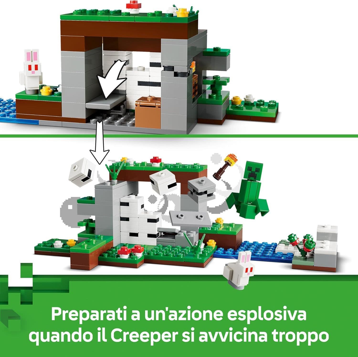 Lego Minecraft - Avventura della Prima Notte 21593 in prodotto Centro Bimbo - Siderno, commercioVirtuoso.it