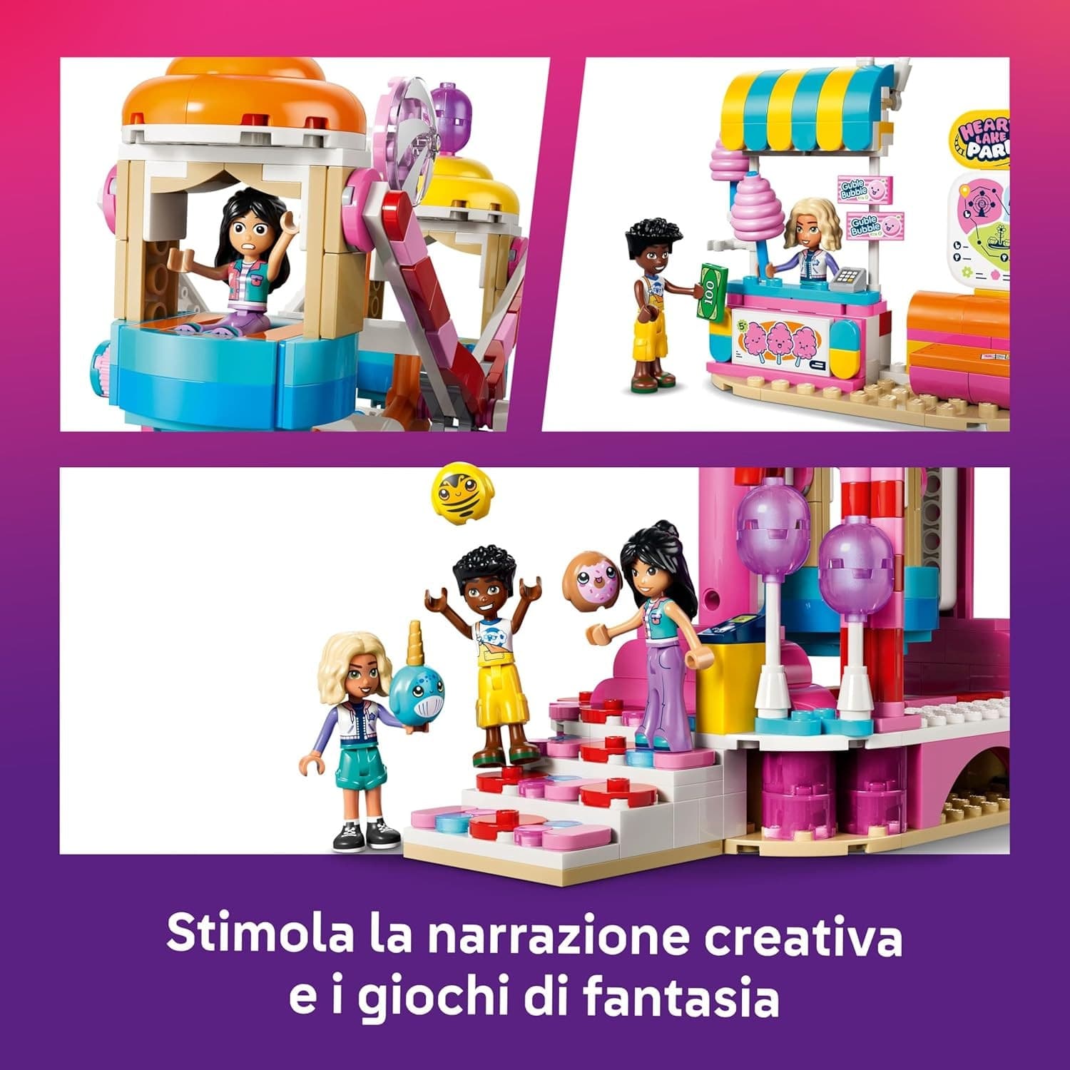 Lego Friends - Ruota Panoramica Dolci e Cupcake 42700 in prodotto Centro Bimbo - Siderno, commercioVirtuoso.it