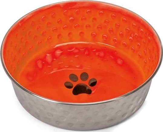 Ciotola Acciaio per cani Imac con bordo in Gomma e Finitura in Ceramica in Ciotole 101 Market - Poggibonsi, commercioVirtuoso.it