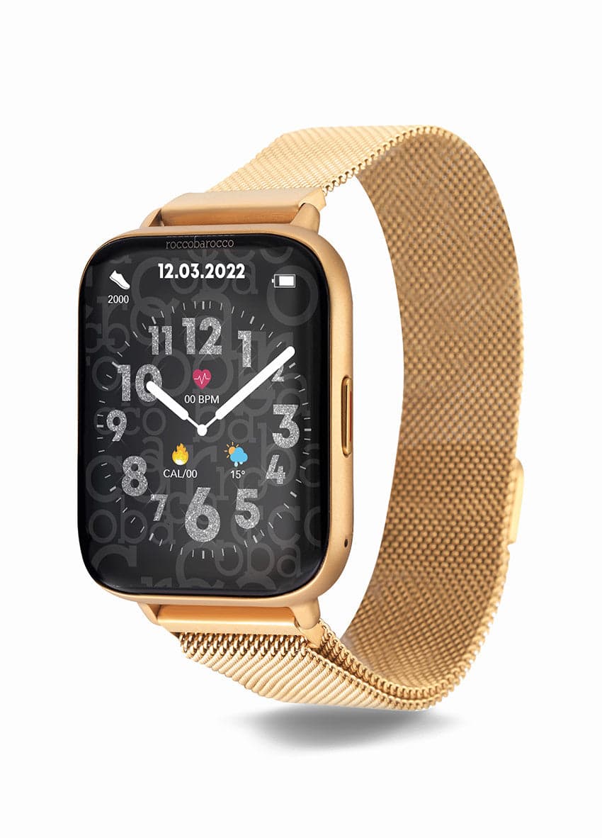 Roccobarocco Orologio - Elite – Smartwatch Unisex Acciaio Oro in Orologi da polso Alba Gioielli - Casoria, commercioVirtuoso.it