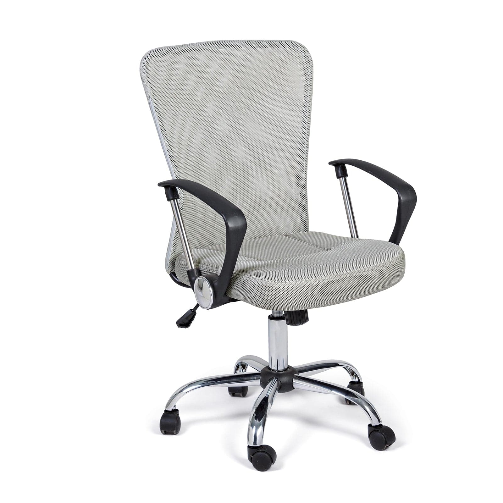 Sedia da ufficio ergonomica "Brisbane" con ruote, poltrona presidenziale per scrivania – Grigio – Andrea Bizzotto Spa