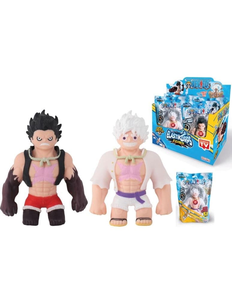 Elastikorps - Bustina One Piece Fighter 12cm assortiti - 2