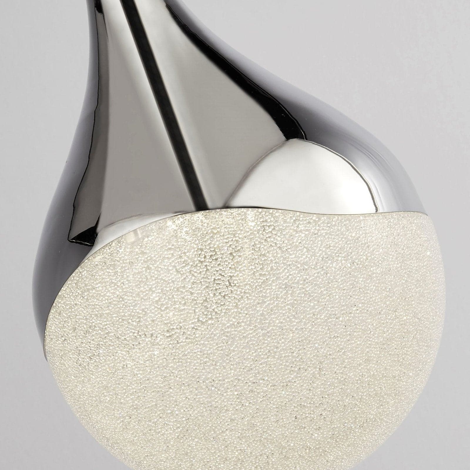 Lampadario Wave Acciaio Cromo Policarbonato Trasparente Led 15W 4000K in Lampade a sospensione LuceArt - Montecorvino Pugliano, commercioVirtuoso.it