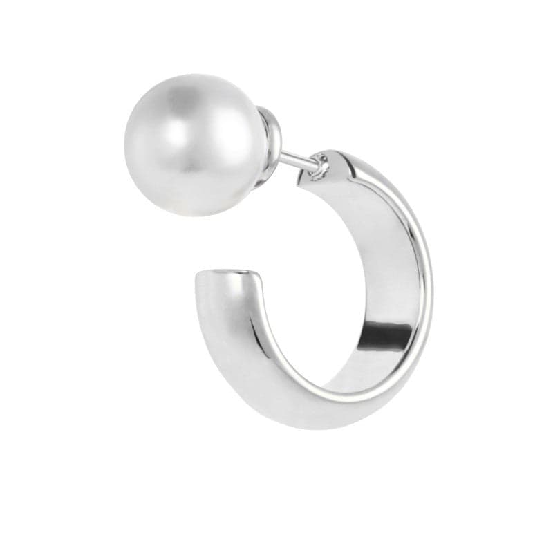 Marlù Orecchino a lobo a cerchietto 1,5cm con chiusura perla in Orecchini Alba Gioielli - Casoria, commercioVirtuoso.it