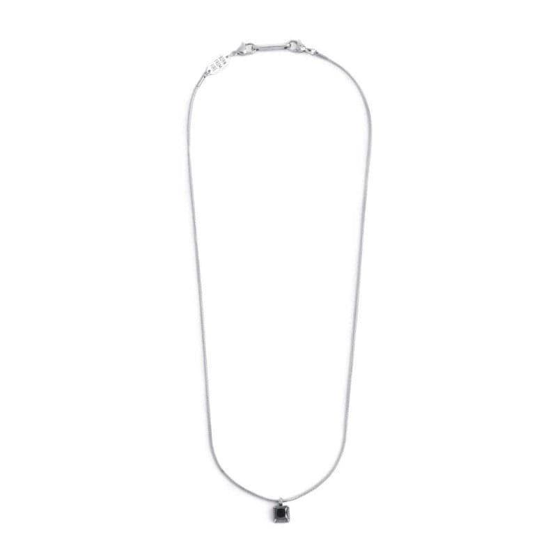 Marlù   Collana con zircone nero quadrato in Collane Alba Gioielli - Casoria, commercioVirtuoso.it