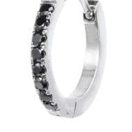 Marlù   Orecchino a cerchio 1,7cm con zirconi in Orecchini Alba Gioielli - Casoria, commercioVirtuoso.it