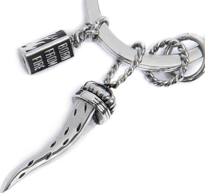 Marlù   Portachiavi con corno e pendenti in Donna Alba Gioielli - Casoria, commercioVirtuoso.it