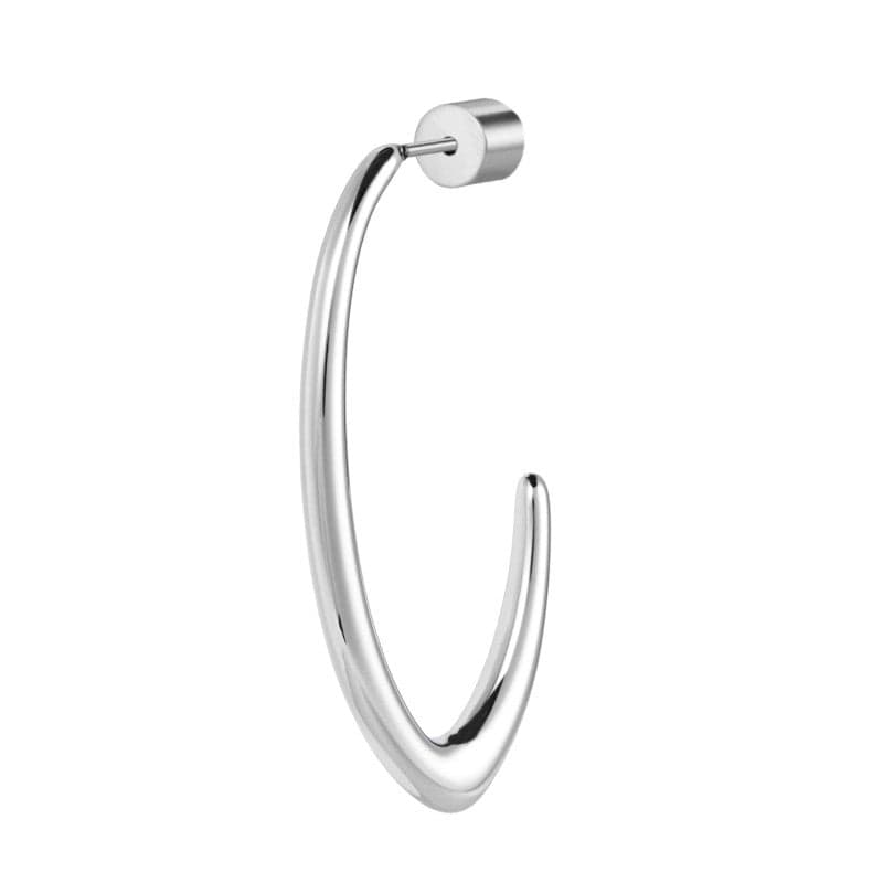 Marlù Orecchino a lobo ovale con chiusura perla in Orecchini Alba Gioielli - Casoria, commercioVirtuoso.it