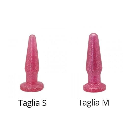 Butt plug Kit Anale Timeless Glitter Pink taglia S e M in Plug anali Sexy Tentazioni - Siracusa, commercioVirtuoso.it