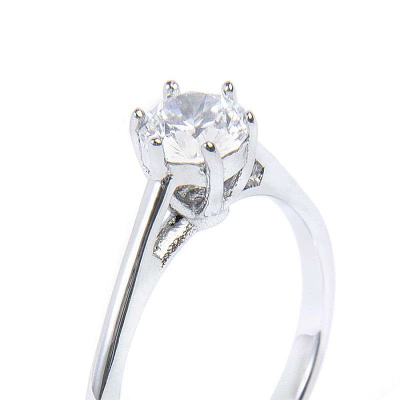 Marlù   Anello solitario zircone 5,25mm in Anelli Alba Gioielli - Casoria, commercioVirtuoso.it