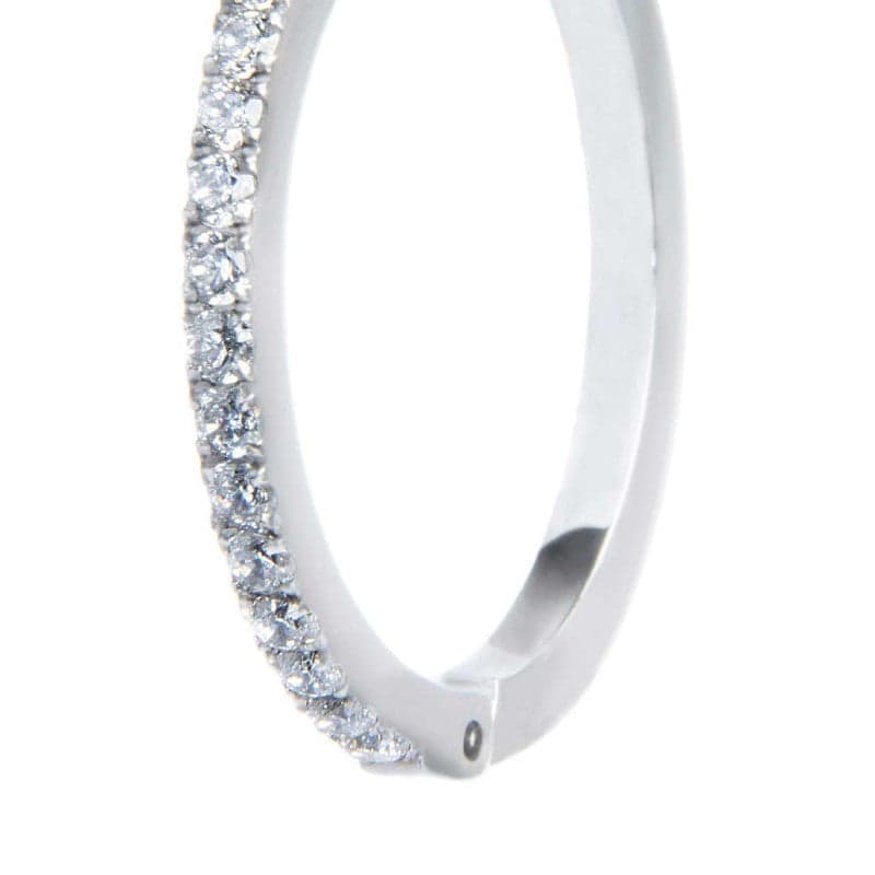 Marlù Orecchino a cerchio 2,4cm con zirconi in Orecchini Alba Gioielli - Casoria, commercioVirtuoso.it