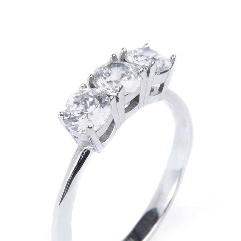 Marlù   Anello trilogy con zircone 4,25mm in Anelli Alba Gioielli - Casoria, commercioVirtuoso.it