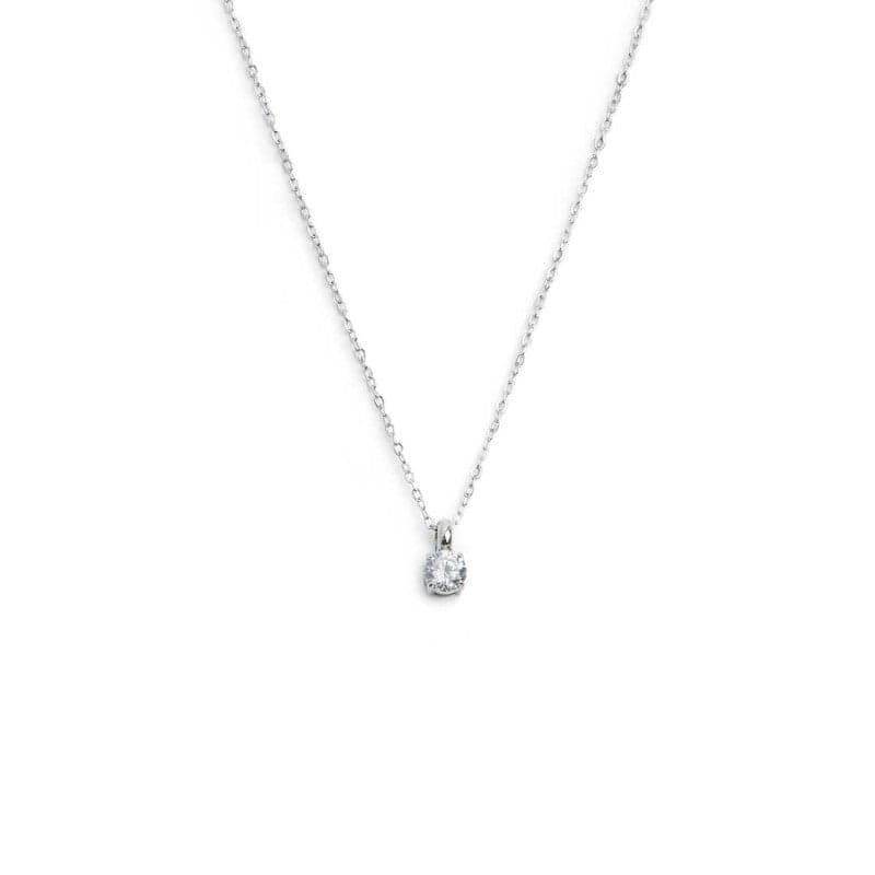 Marlù   Collana catena cutting cross zircone centrale 4,25mm