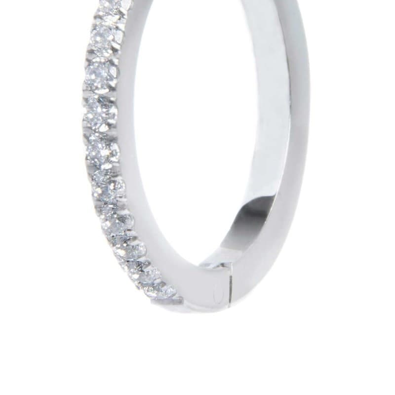 Marlù   Orecchino a cerchio 2cm con zirconi in Orecchini Alba Gioielli - Casoria, commercioVirtuoso.it