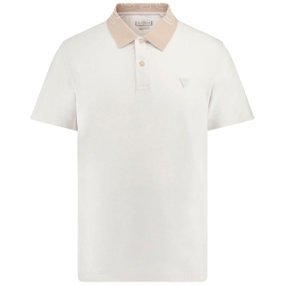 Guess maglietta polo bianca Nolan M5GP66 J1314 G011 Polo Guess