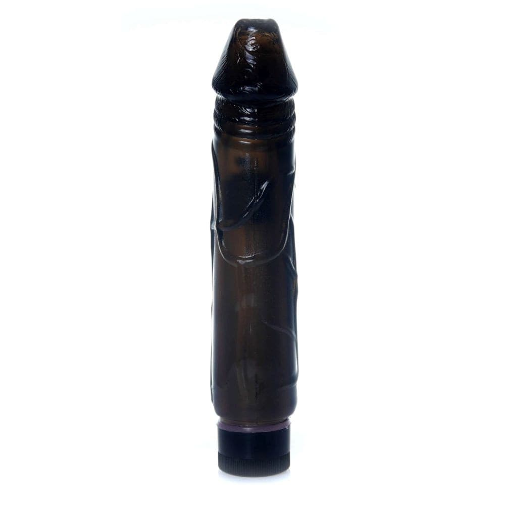 VIBRATORE FALLO REALISTICO VIBRANTE ECONOMICO MORBIDO NERO CM 22 X 4 in Vibratori realistici Kondorama - Martinsicuro, commercioVirtuoso.it