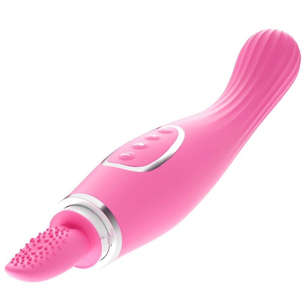 Pompa vaginale vibrante automatica in silicone con lingua stimolante clitoride ricaricabile USB in Succhia clitoride Kondorama - Martinsicuro, commercioVirtuoso.it