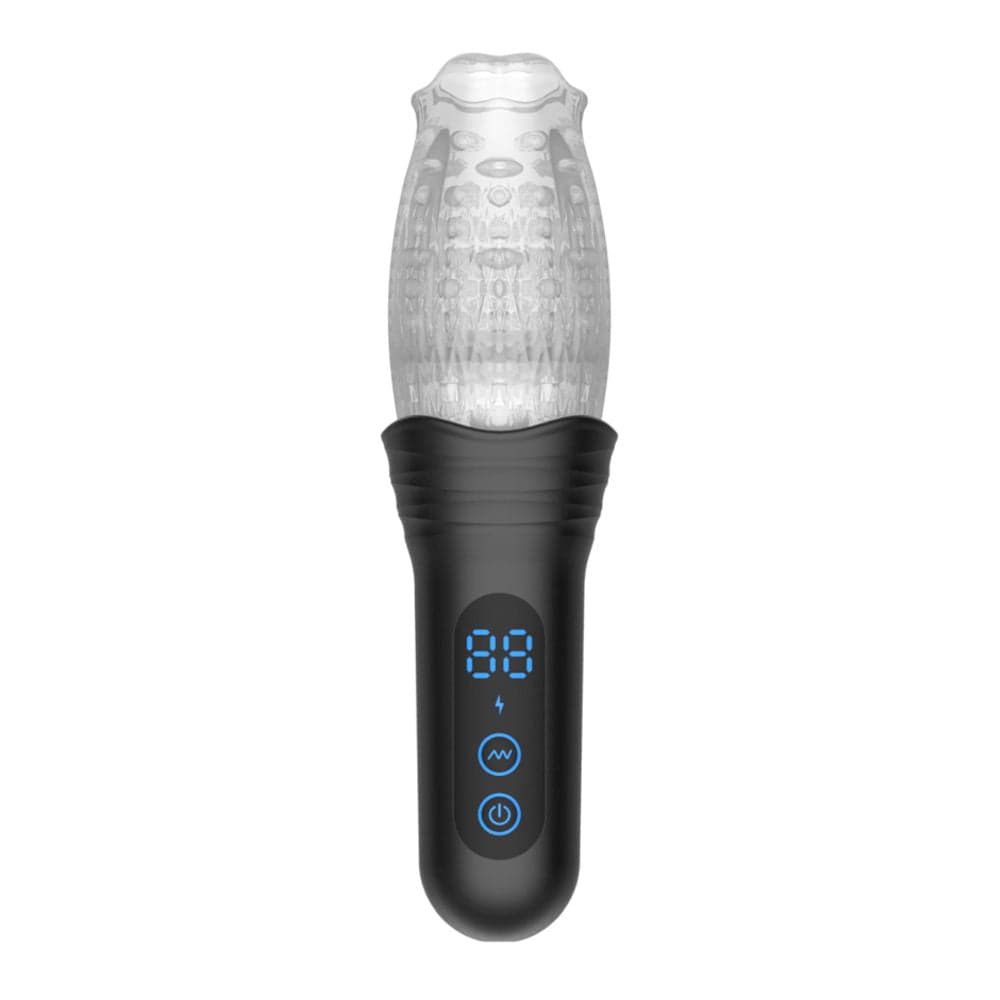 Masturbatore vibratore maschile vibrante con 9 modalità di vibrazione 9 di spinta e 9 di rotazione in Masturbatori realistici Kondorama - Martinsicuro, commercioVirtuoso.it
