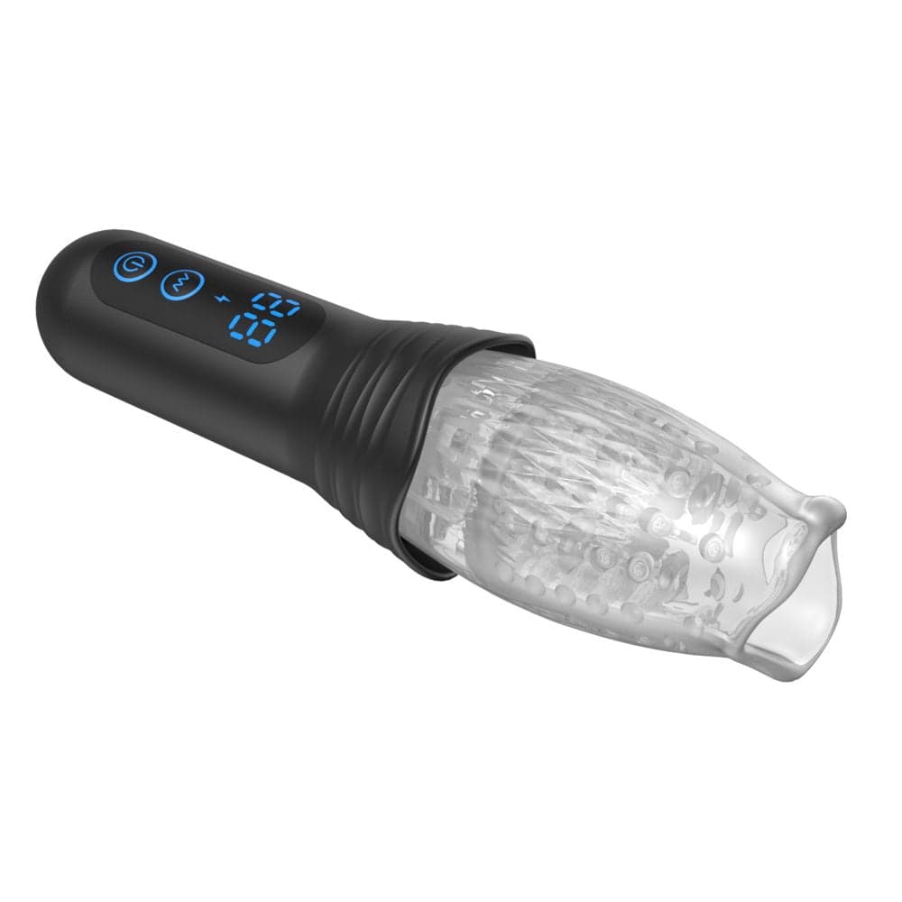 Masturbatore vibratore maschile vibrante con 9 modalità di vibrazione 9 di spinta e 9 di rotazione in Masturbatori realistici Kondorama - Martinsicuro, commercioVirtuoso.it