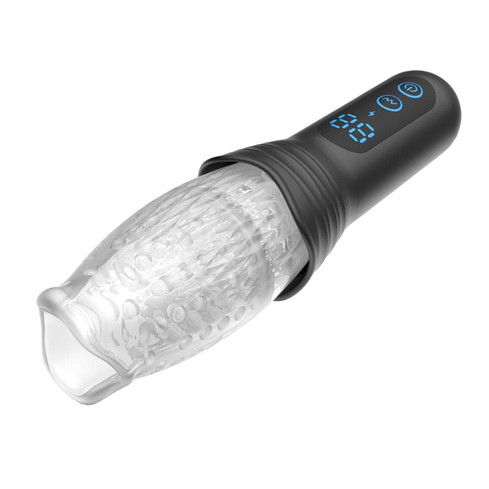 Masturbatore vibratore maschile vibrante con 9 modalità di vibrazione 9 di spinta e 9 di rotazione in Masturbatori realistici Kondorama - Martinsicuro, commercioVirtuoso.it