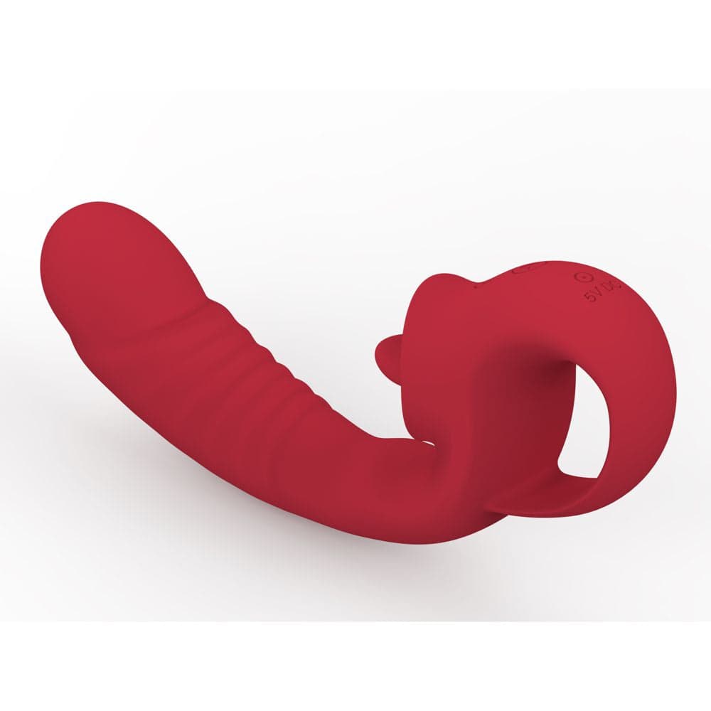Vibratore in silicone punto G rabbit con lingua e ovulo vibrante 10 funzioni di vibrazione ricaricabile USB in Vibratori G-Spot Kondorama - Martinsicuro, commercioVirtuoso.it