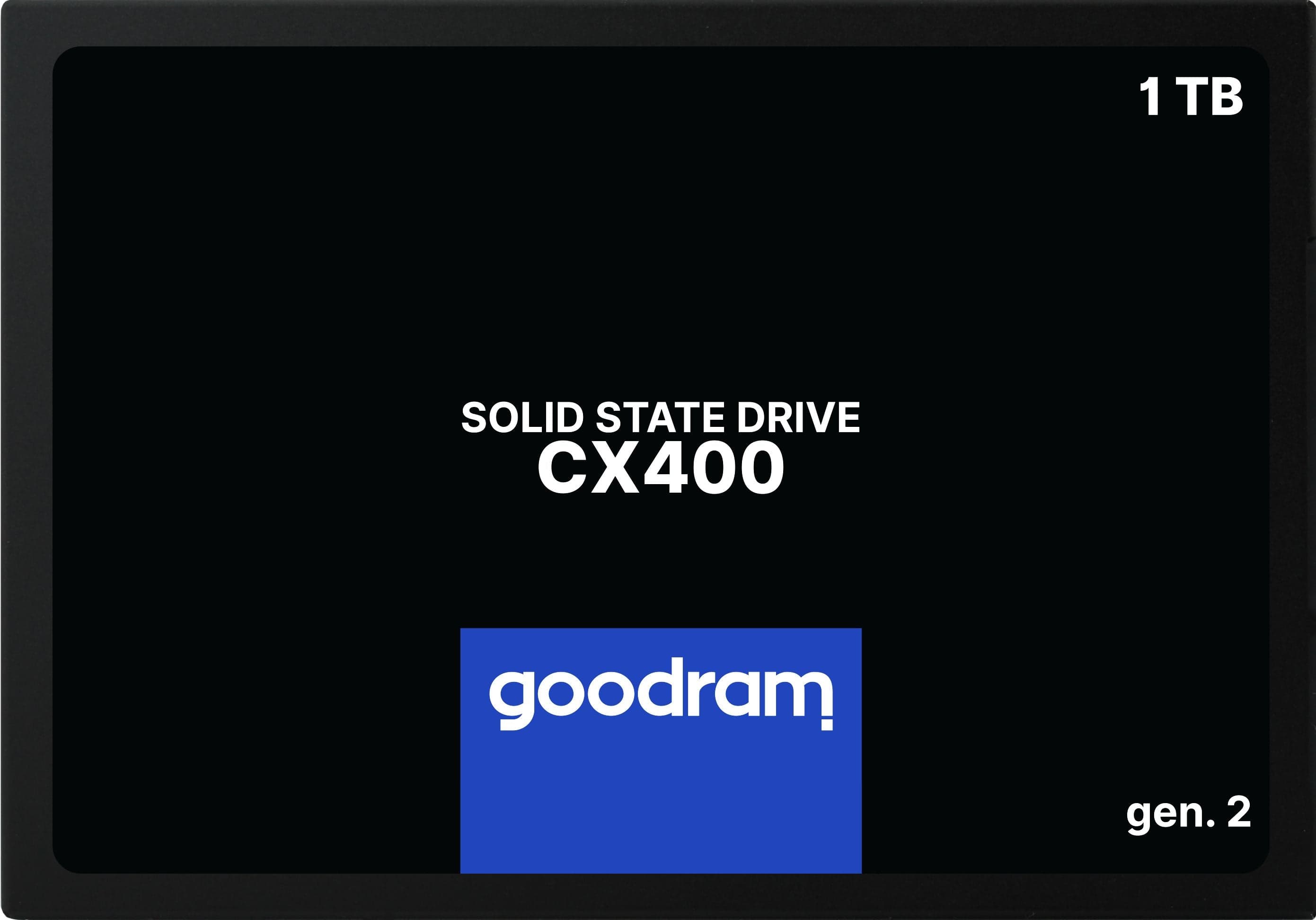 Goodram cx400 gen.2 1,02 tb 2.5\" serial ata iii 3d tlc nand - SSDPR-CX400-01T