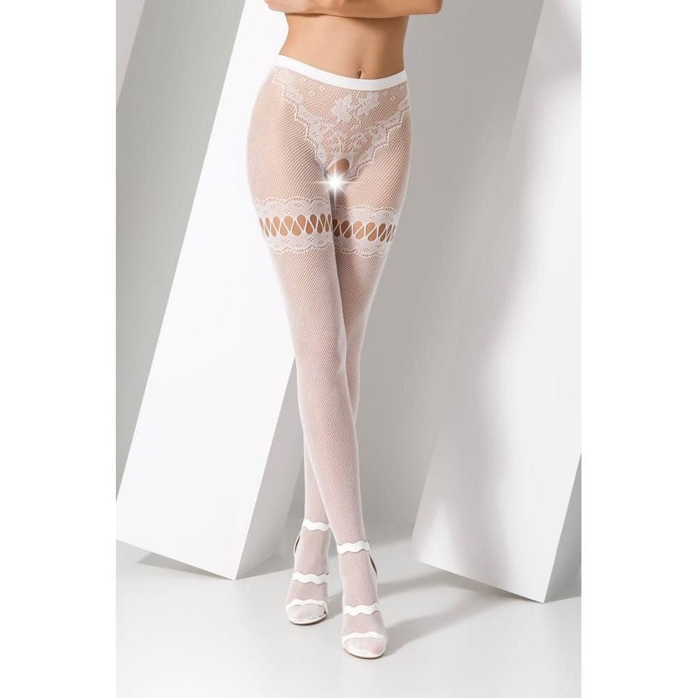 PASSION calze intimo sexy lingerie bianco bianche S015 white taglia unica in Giarrettiere e reggicalze Kondorama - Martinsicuro, commercioVirtuoso.it