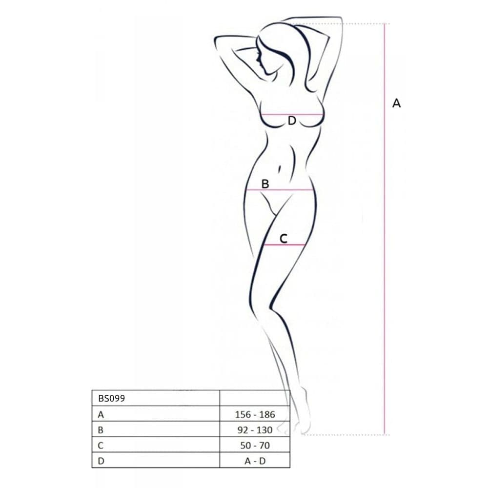 PASSION tutina catsuit intima bianca sexy lingerie BS099 white taglia unica in Completi intimi Kondorama - Martinsicuro, commercioVirtuoso.it
