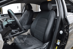Coprisedili Su Misura Per Hyundai Sonata (LF) (2014-2019), Leather style in Set per interni Autooggetti.it - Roma, commercioVirtuoso.it