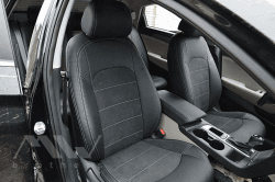 Coprisedili Su Misura Per Hyundai Sonata (LF) (2014-2019), Leather style in Set per interni Autooggetti.it - Roma, commercioVirtuoso.it