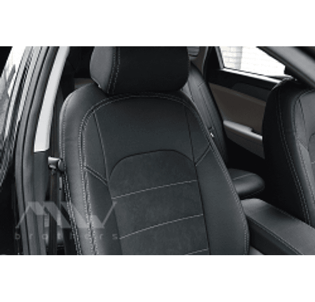 Coprisedili Su Misura Per Hyundai Sonata (LF) (2014-2019), Leather style in Set per interni Autooggetti.it - Roma, commercioVirtuoso.it