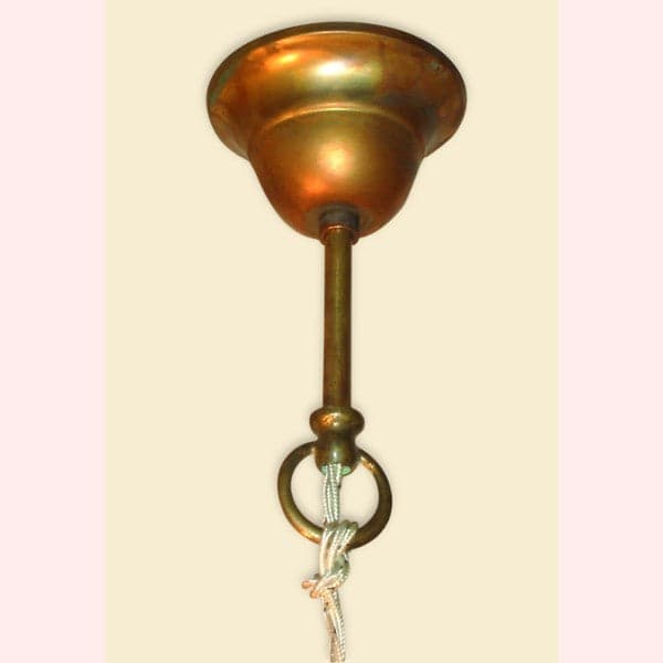 Sospensione BA-MINASOP 1 luce 30 calata ottone vetro interno E27 IP20 in Lampade a sospensione Lampadari Bartalini - Colle di Val d’Elsa, commercioVirtuoso.it