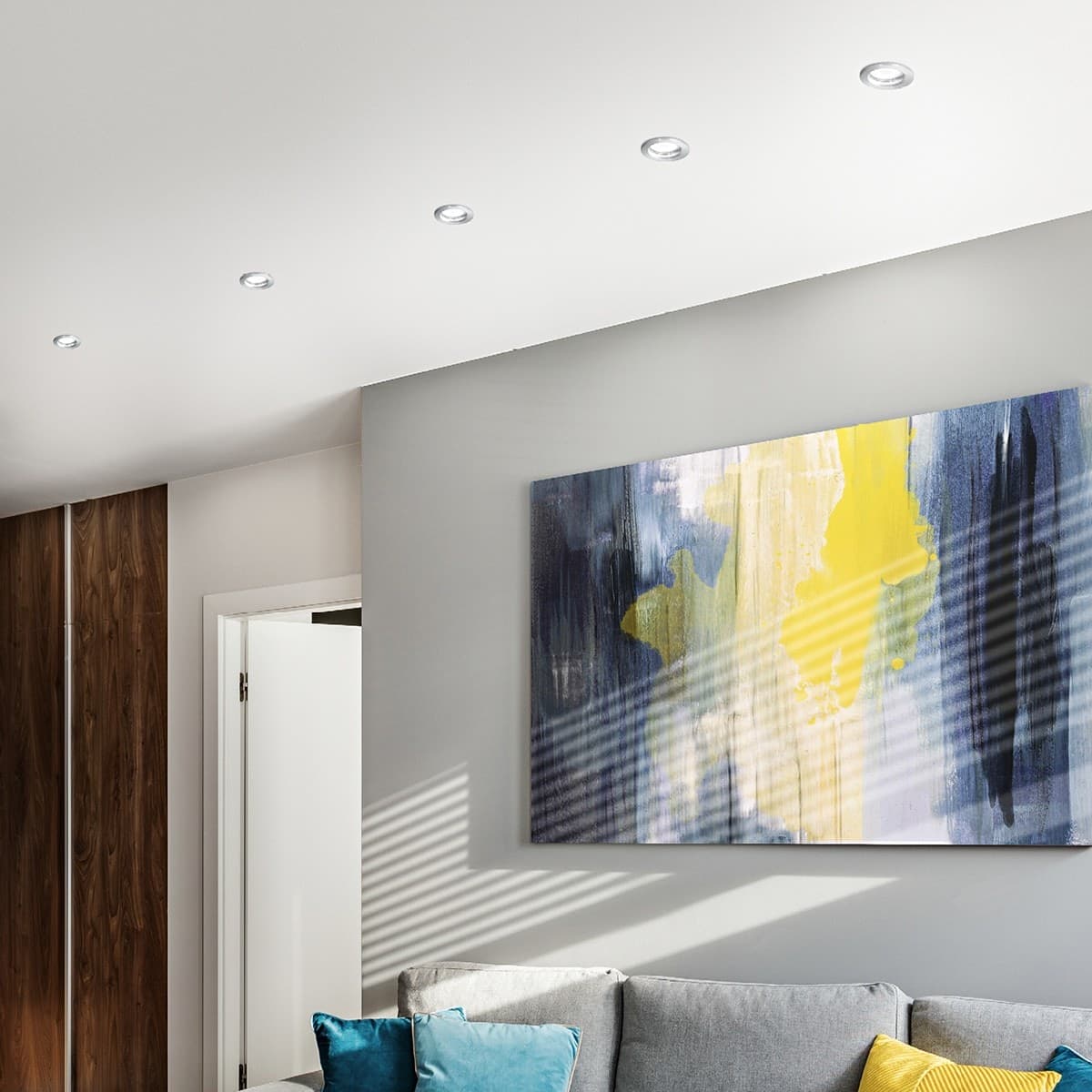 Faretto incasso led moderno Gea Led SIRIUS GFA222 GU10 alluminio spot cartongesso in Faretti da soffitto Lampadari Bartalini - Colle di Val d’Elsa, commercioVirtuoso.it