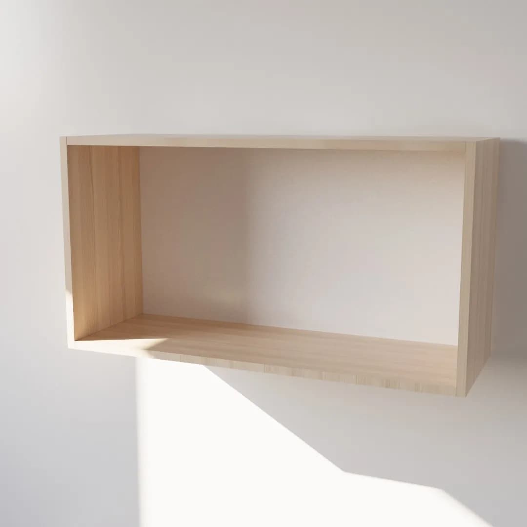 Pensile in Legno Nobilitato di Colore Rovere con Ante altezza 48 cm in prodotto Calandrelli - Napoli, commercioVirtuoso.it