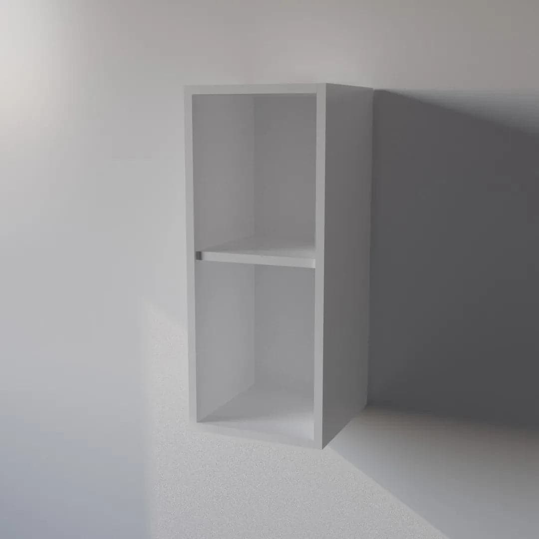 Pensile Cucina in Legno Nobilitato Bianco con 1 Anta Altezza 72 cm in prodotto Calandrelli - Napoli, commercioVirtuoso.it