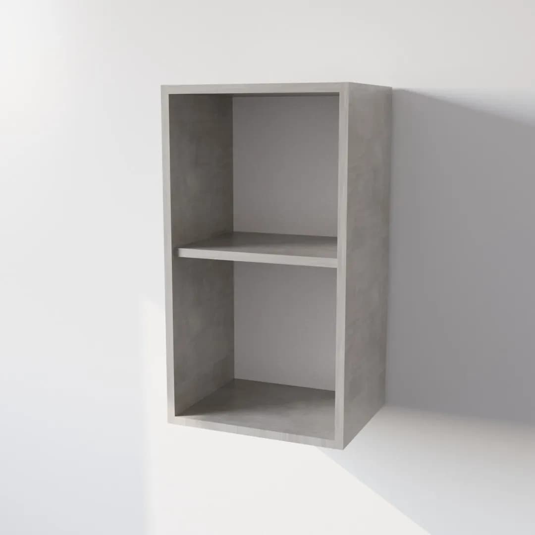Pensile Cucina in Legno Nobilitato Cemento con 1 Anta Altezza 72 cm in prodotto Calandrelli - Napoli, commercioVirtuoso.it
