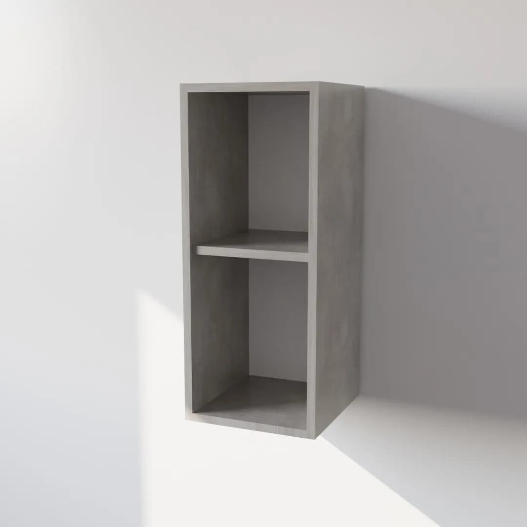 Pensile Cucina in Legno Nobilitato Cemento con 1 Anta Altezza 72 cm in prodotto Calandrelli - Napoli, commercioVirtuoso.it