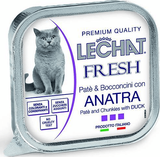 LECHAT FRESH - PATE' E BOCCONCINI CON ANATRA 100GR