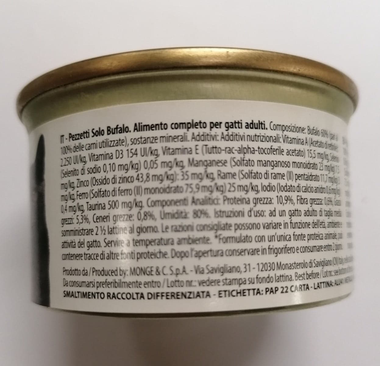LECHAT EXCELLENCE - PEZZETTI SOLO BUFALO 80GR in Secco Stockdoc - Terni, commercioVirtuoso.it