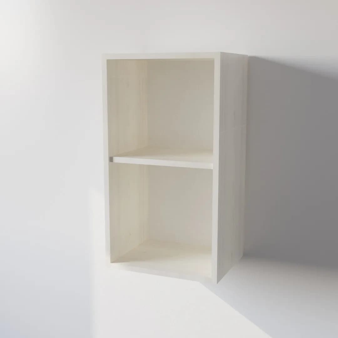 Pensile Cucina in Legno Nobilitato Larice Bianco con 1 Anta Altezza 72 cm in prodotto Calandrelli - Napoli, commercioVirtuoso.it