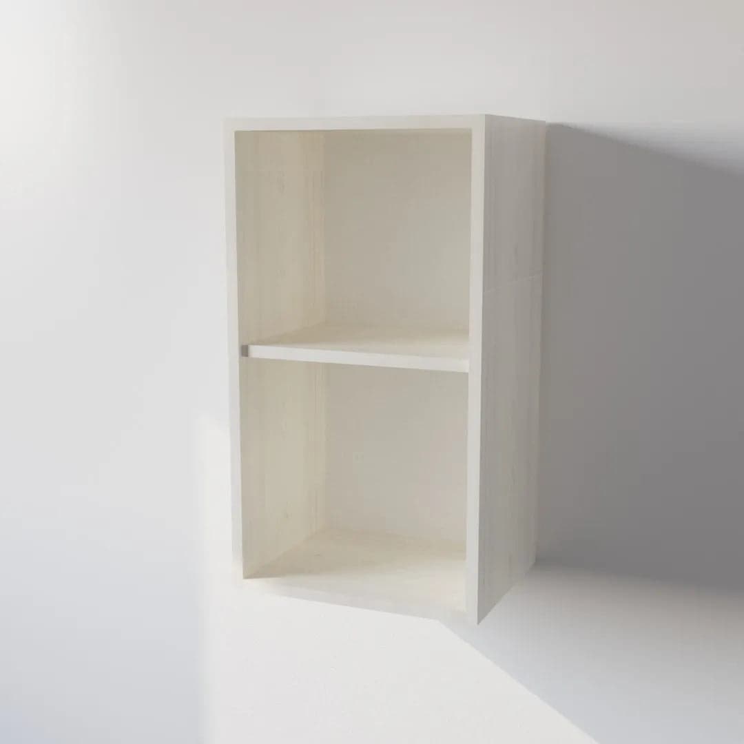 Pensile Cucina in Legno Nobilitato Larice Bianco con 1 Anta Altezza 72 cm in prodotto Calandrelli - Napoli, commercioVirtuoso.it
