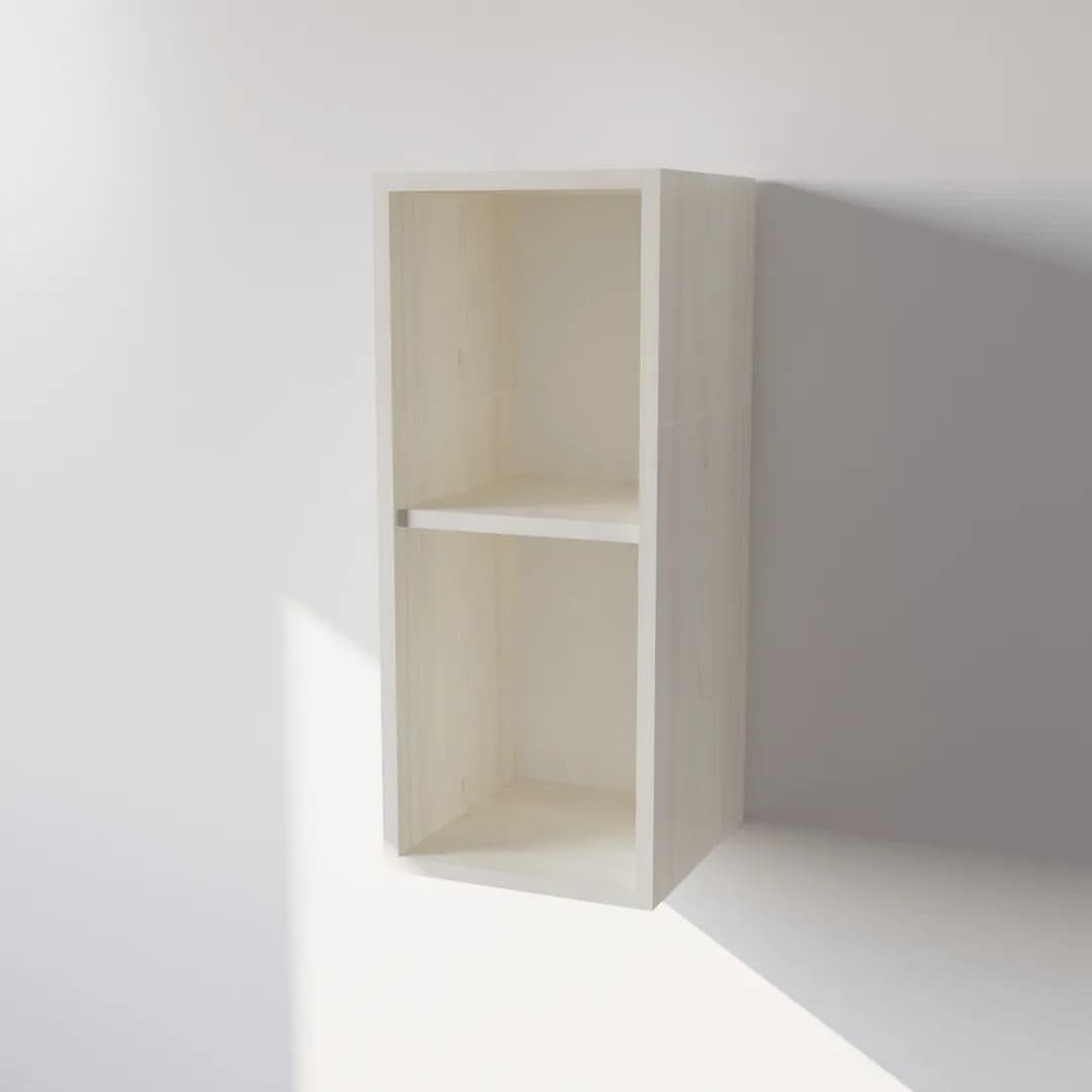 Pensile Cucina in Legno Nobilitato Larice Bianco con 1 Anta Altezza 72 cm in prodotto Calandrelli - Napoli, commercioVirtuoso.it