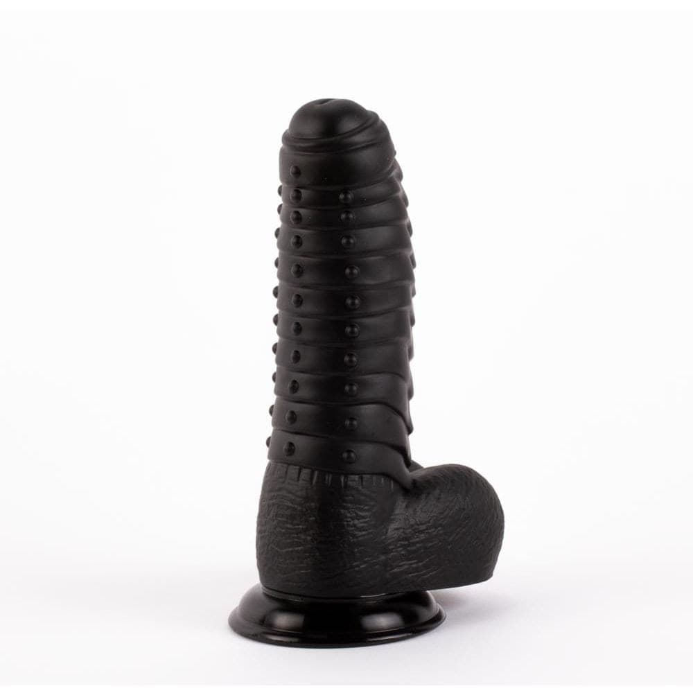 Dildo realistico pene morbido gigante con squame squamato e ventosa 27 cm XXL nero in Kit per massaggi Kondorama - Martinsicuro, commercioVirtuoso.it