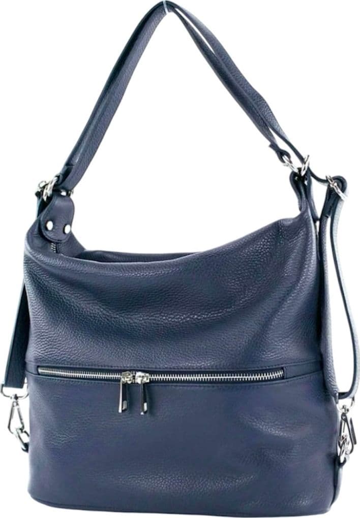 Modarno Borsa spalla da donna e borsa zaino 2 in 1 realizzato a mano, in vera pelle in Organizer borsa Modarno - Sesto Fiorentino, commercioVirtuoso.it